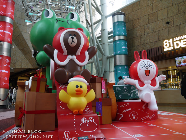 【旺角】朗豪坊．LINE FRIENDS PARTY ON THE DESK 聖誕文具派對 @2015香港聖誕